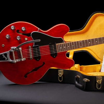 Gibson ES 330 Custom Shop M2M  Left Hand 2018 - Cherry image 2