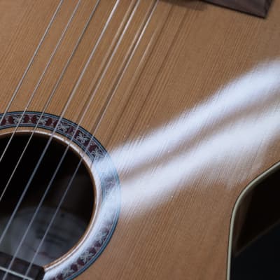 Godin Concert LEFT "B-Stock" Solid Mahogany / Solid Cedar Top Classical Guitar image 13