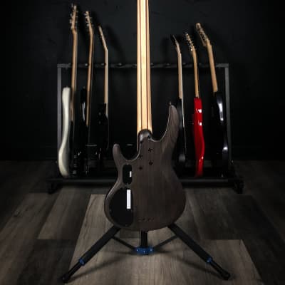 ESP LTD B-204SM Bass Guitar - See Thru Black Satin image 5