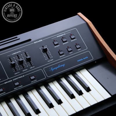 (Video) *Serviced* *Super Rare* Godwin Symphony SC849 MOD.849 Poly Synthesiser Analog Synth | Sisme Osimo Scalo an Italy | Vintage Italian Organ Polyphonic Synthesizer from the 1970s 70s | w/ Hardcase | Serial Nº 102106 | Similar to String Concert image 3