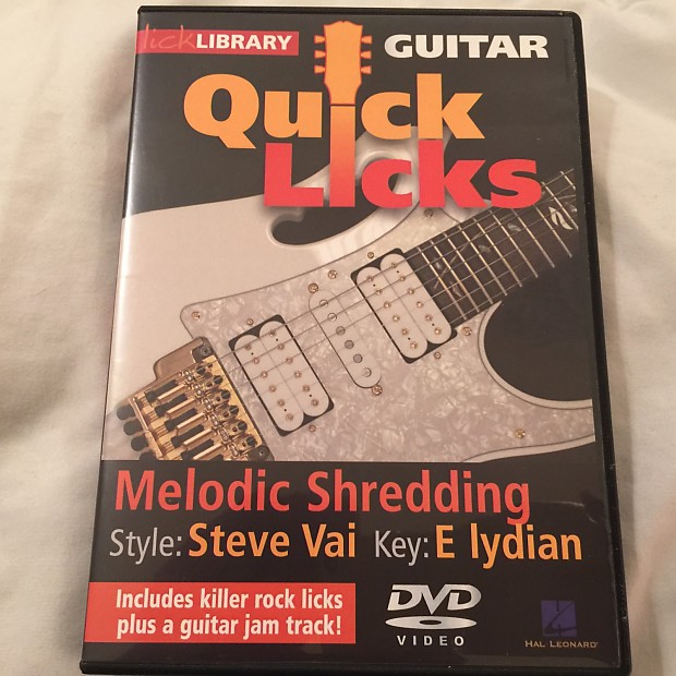 Lick library DVD Melodic shredding 2014 unopened image 1