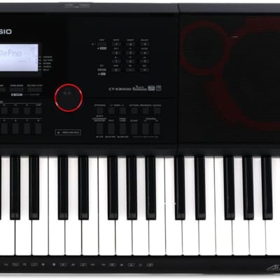 Casio CT-X3000 61-key Portable Arranger Keyboard  Bundle with On-Stage KPK6500 Keyboard Stand and Bench Pack