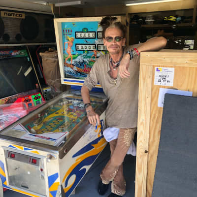 Steven Tyler's "Aerosmith Quest For Fame" Arcade Game. Signed! Authenticated! image 25