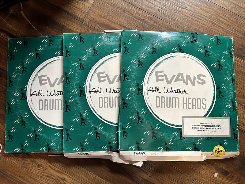 Evans Set of Three Uno 58 1000 (14" Drumhead) image 1