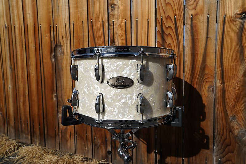 Pearl Session Studio Select White Marine 8 x 14" Birch/Mahogany Snare Drum (2024) image 1