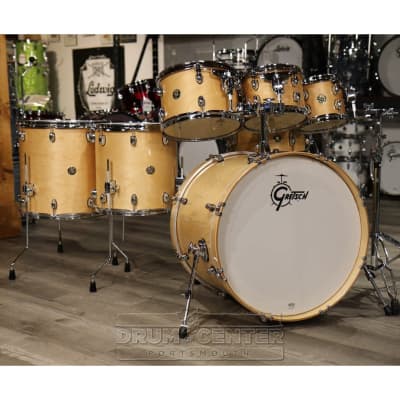Gretsch Catalina Maple 7pc Rock Drum Set Gloss Natural - DCP Exclusive!