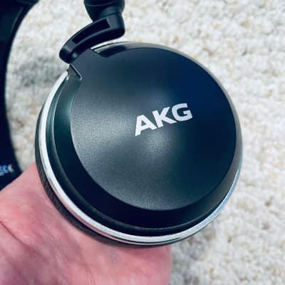 AKG K182 Closed-Back On-Ear Reference Monitor Headphones 2010s - Black image 10