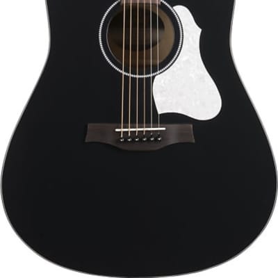 Seagull S6 Classic Dreadnought Acoustic-Electric Guitar, Black image 2