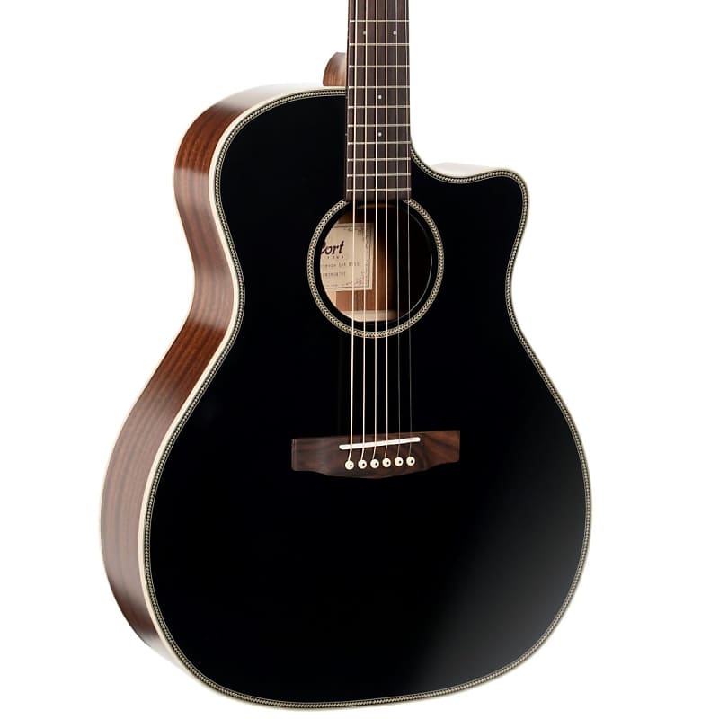 Cort アコースティックギター ブラック黒 Cort Modern Black