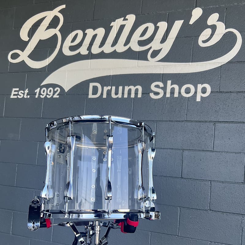 Vintage Ludwig 12x15" Vistalite Acrylic Marching Snare Drum Reverb