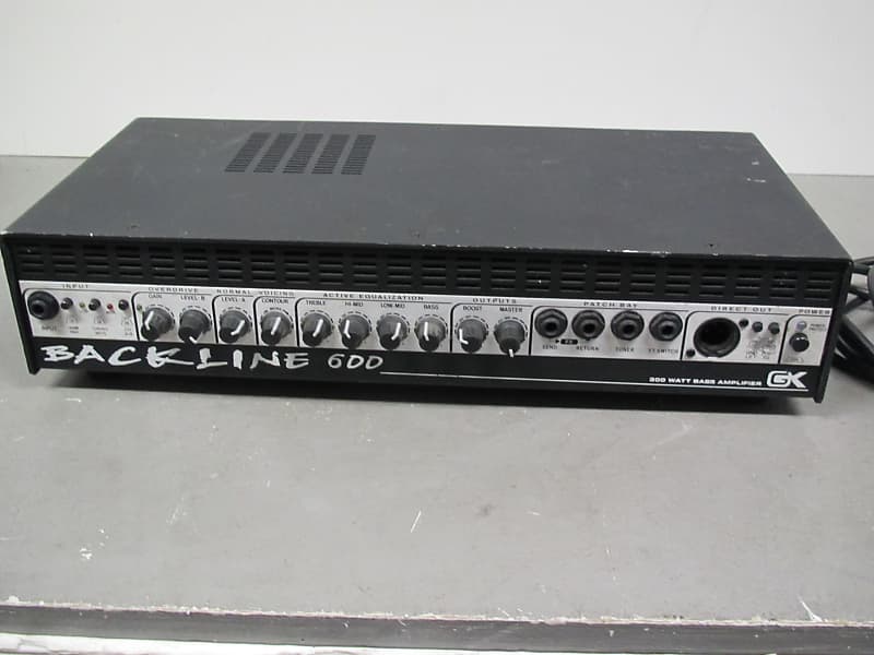 Gallien-Krueger Backline 600 2-Channel 300-Watt Bass Amp Head