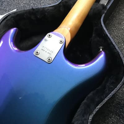 Ibanez Musician MC-100 custom 1977 Metallic custom nascar blue / purple expensive paint made in Japan in very good- excellent condition with hard case image 13
