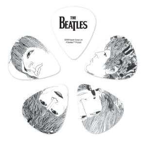 D'Addario 1CWH2-10B1 The Beatles Signature Guitar Picks - Thin (10-Pack)