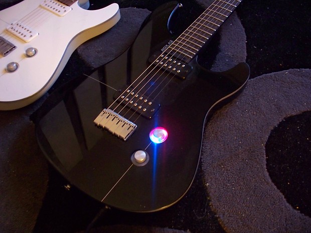 Yamaha RGX A2 2006 Black Guitar w/ LED's
