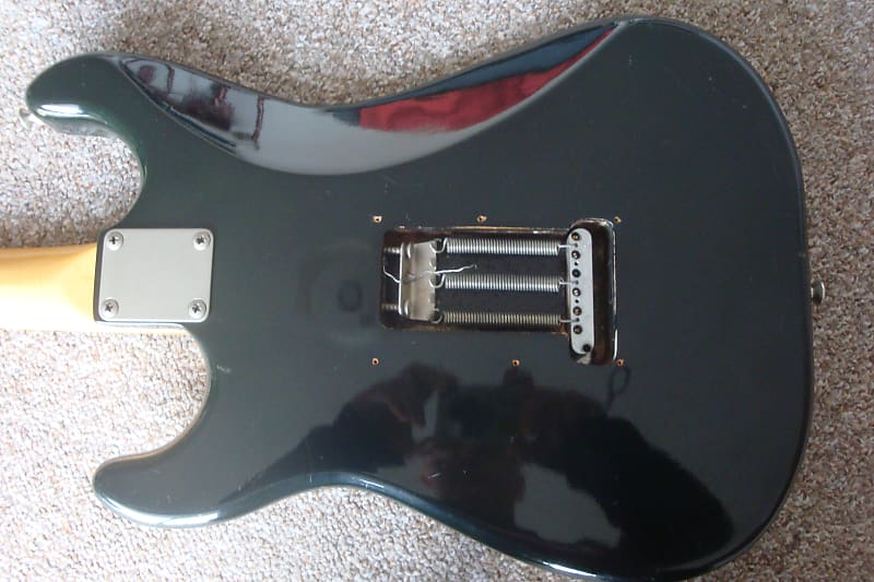 Fresher FS-380 Stratocaster 1981-84 Black Chushin Japan | Reverb