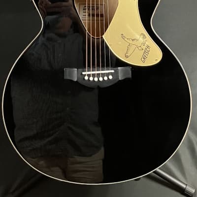 Gretsch G5022CBFE Rancher Falcon Jumbo Acoustic-Electric Guitar Gloss Black