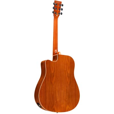 Tanglewood DBT D CE BW Dreadnought Acoustic-Electric Guitar Natural image 2