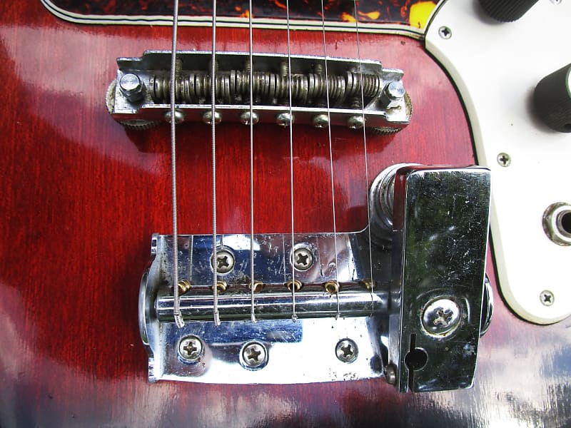 Splendor Guitar, 1960's, Japan, 3 Pu's, Cherryburst Finish