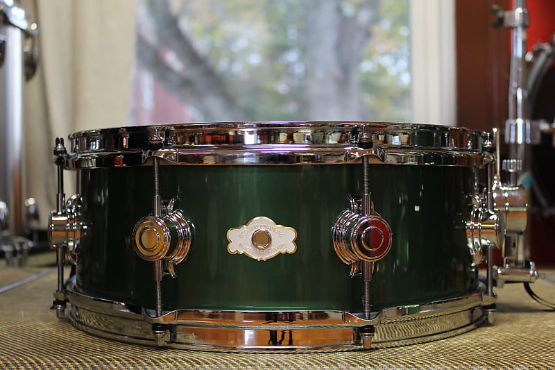George Way Aristocrat Studio Snare Drum - Kaddy Green image 1