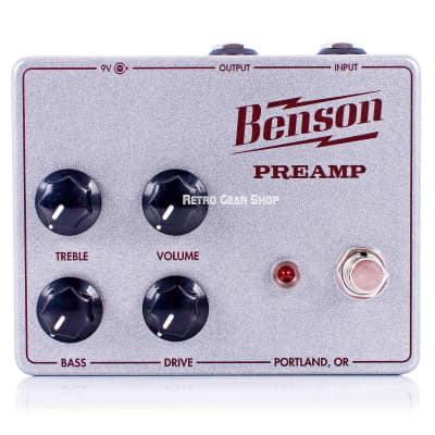 Benson Amps Preamp Silver Sparkle Oxblood Limited Edition Custom image 1