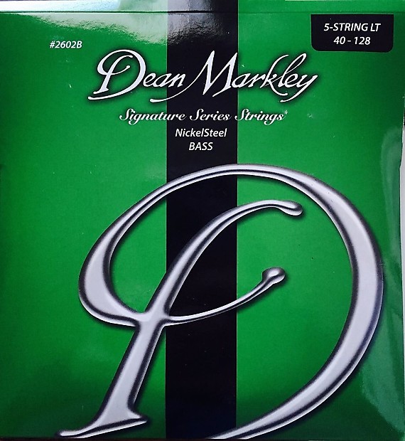 Dean Markley 2602B Nickel Steel 5-String Bass Strings - Light (40-128) image 1
