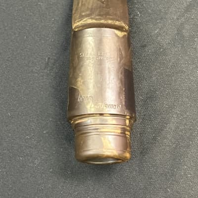 Henry Lindeman Keyhole Chamber Steel Ebonite Tenor Saxophone Mouthpiece image 1