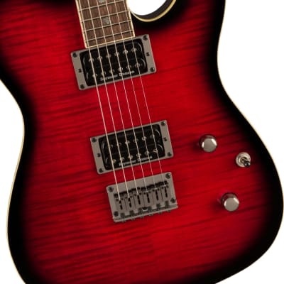 Fender Special Edition Custom Telecaster Electric Guitar FMT HH, Laurel FB, Black Cherry Burst image 3
