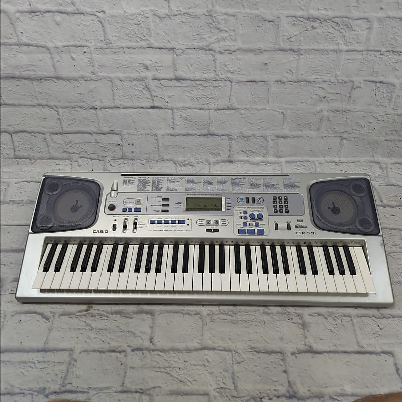Casio CTK591 61Key Electronic Keyboard Reverb