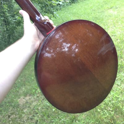 Iida 5-string Banjo Brown Wood image 4