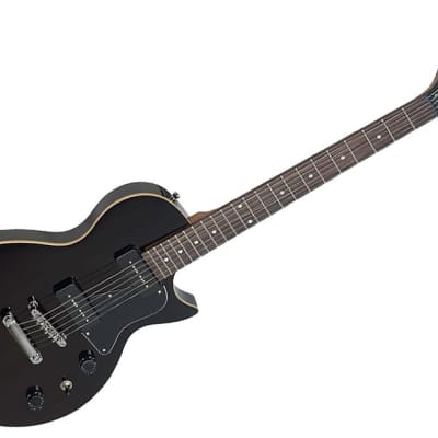 Stagg SEL-P90-BK L Series Solid Alder Body Bolt-On Mahogany Neck 6-String Electric Guitar image 1