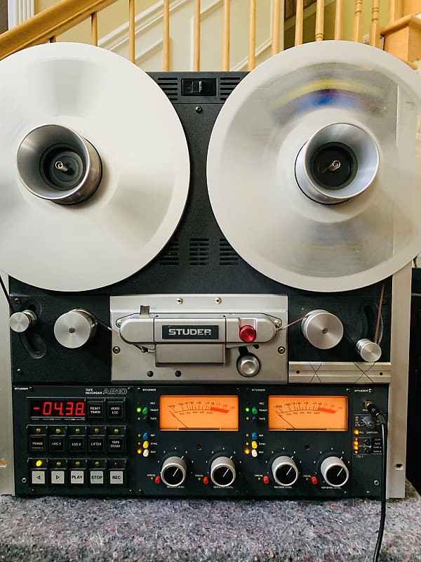 Studer A810 1/4 4-speed 2-track reel to reel tape machine | Reconditioned  | Aligned/Cal'd | Ready!