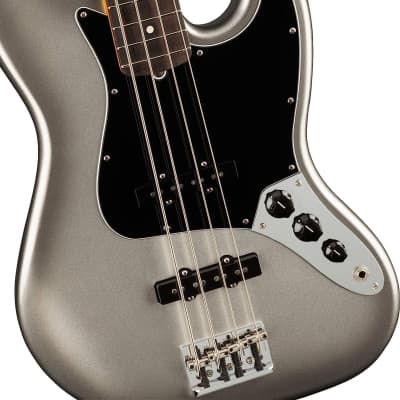 Fender American Professional II Jazz Bass, Mercury, Rosewood Fingerboard image 3