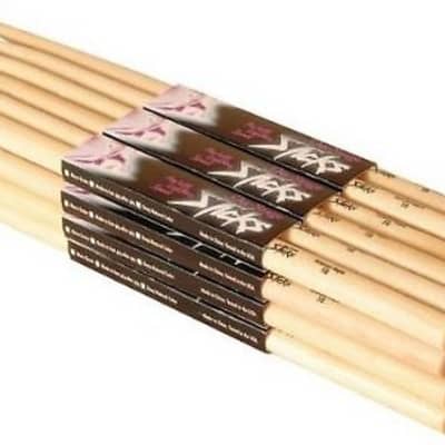 7 PAIR Perfektion Colored Nylon Tip Drum Sticks 7A Size 