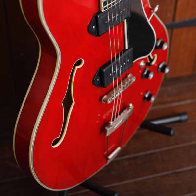 Eastman T64/V-T Antique Red Hollowbody Electric Guitar image 8