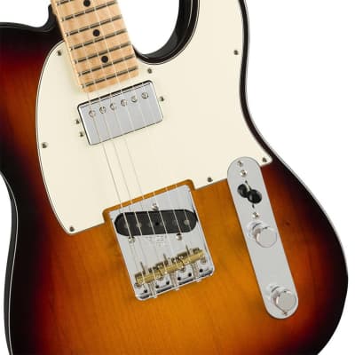 Fender American Performer Telecaster Hum Electric Guitar (3-Color Sunburst, Maple Fingerboard) image 5
