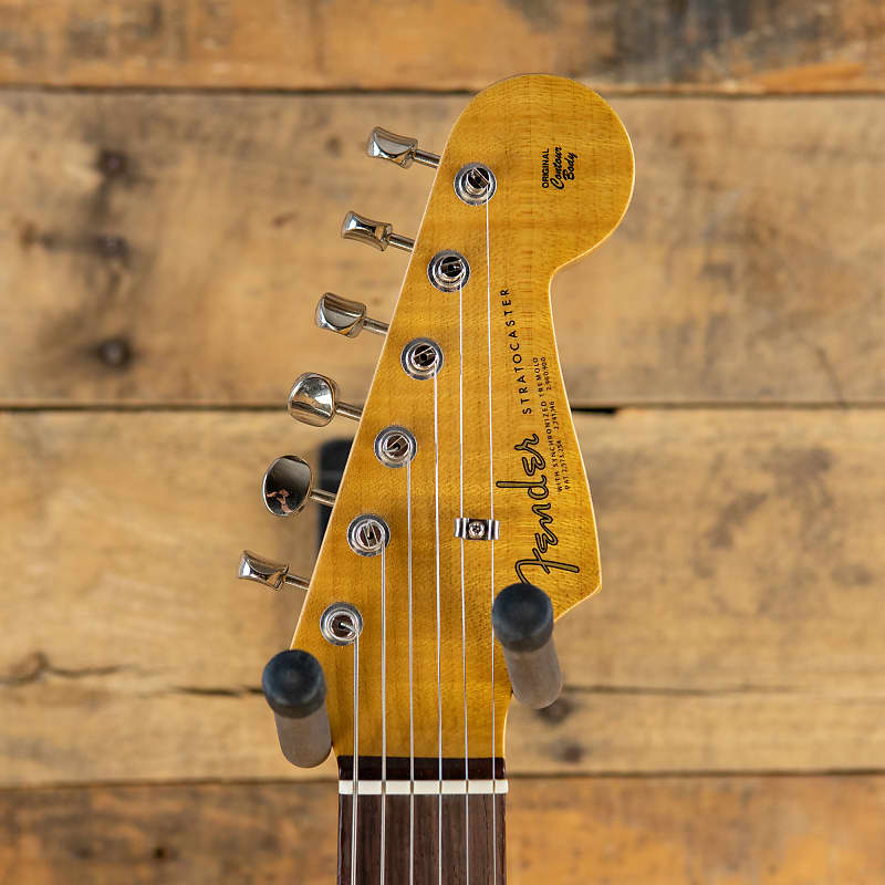 Fender Custom Shop LTD Journey 64 Stratocaster - Closet Classic Aged  Burgundy Mist Metallic - 7lbs 14oz!