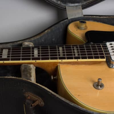 Guild  Duane Eddy Jr B Thinline Hollow Body Electric Guitar (1962), ser. #22169, original black hard shell case. image 16