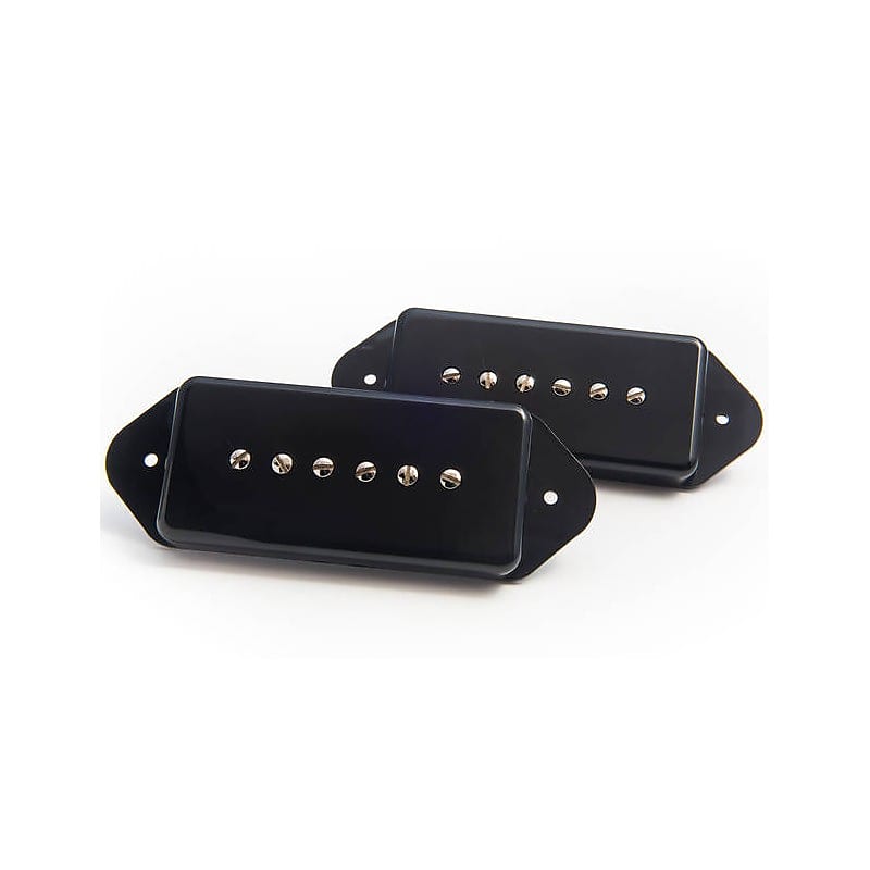 BARE KNUCKLE HALF NOTE P90 DOG EAR SET BLACK