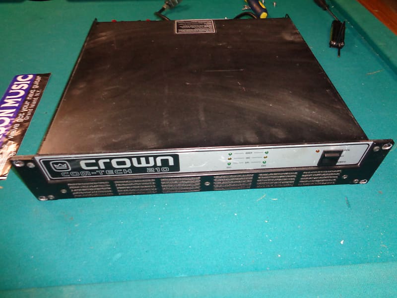 Crown ComTech 210 Power Amp Reverb