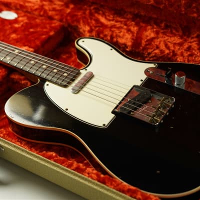 Fender Custom Shop Masterbuilt Vincent Van Trigt 1963 Custom Telecaster Journeyman Relic 2020 - Aged Black [BG] image 23