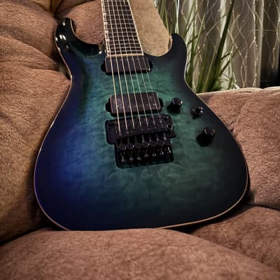 Fernandes 2019 MIJ / FR Sustainer II Limited / Blue Purple Gradation Slant  | Reverb