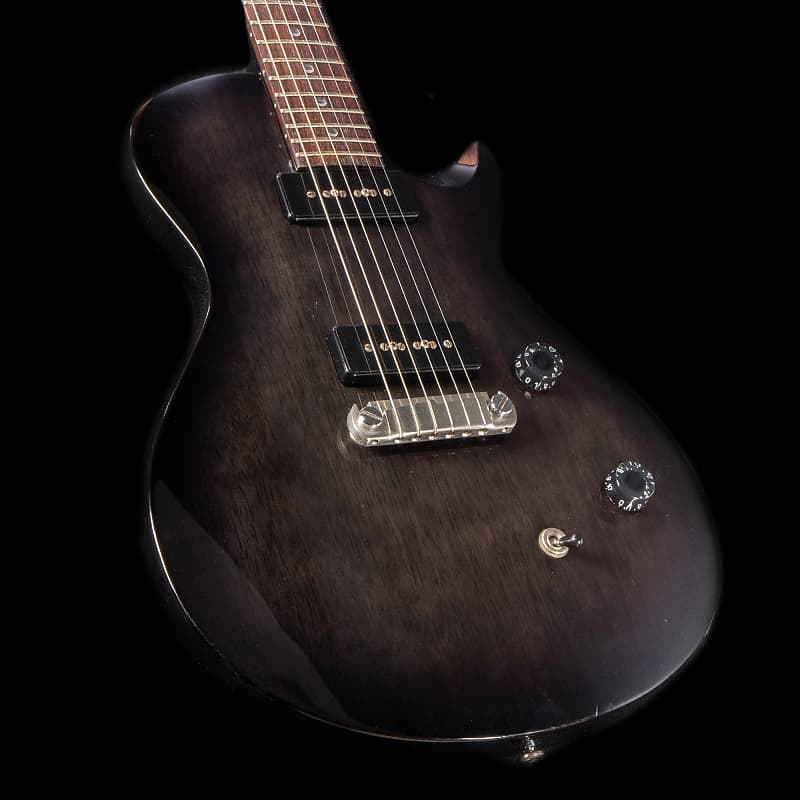 PRS SE Soapbar Single Cut Guitar (Trans Black)