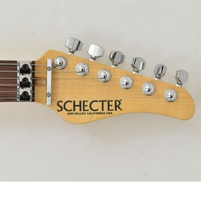 Schecter CET USA Custom Shop Electric Guitar Black Cherry image 7