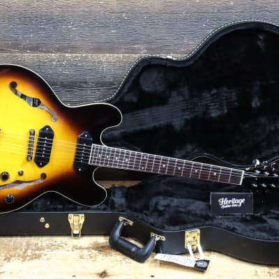 Heritage Standard H-530 Hollow Body Original Sunburst Electric Guitar w/Case image 11