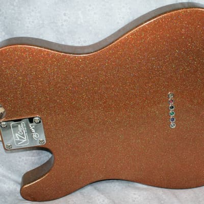 VZ Custom Guitars Copper Metal Flake T-Style image 10
