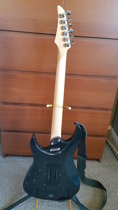 Yamaha RGX 421D late 90's Black Electric Guitar | Reverb