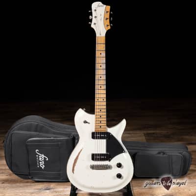 Fano RB6 Oltre Maple Neck P-90 Guitar w/ Gigbag – Olympic White | Reverb  Portugal