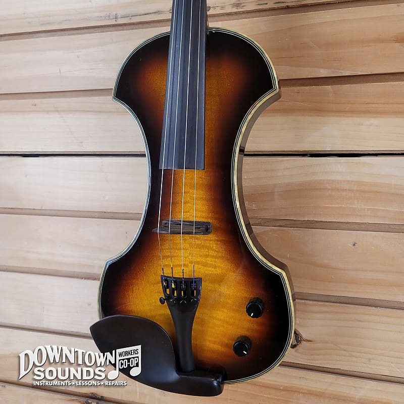 Fender FV-3 Electric Violin w/ Shoulder Rest, Case | Reverb
