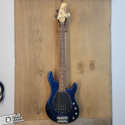Ernie Ball Music Man USA Sterling 4H Electric Bass Vintage Blue Pearl image 3