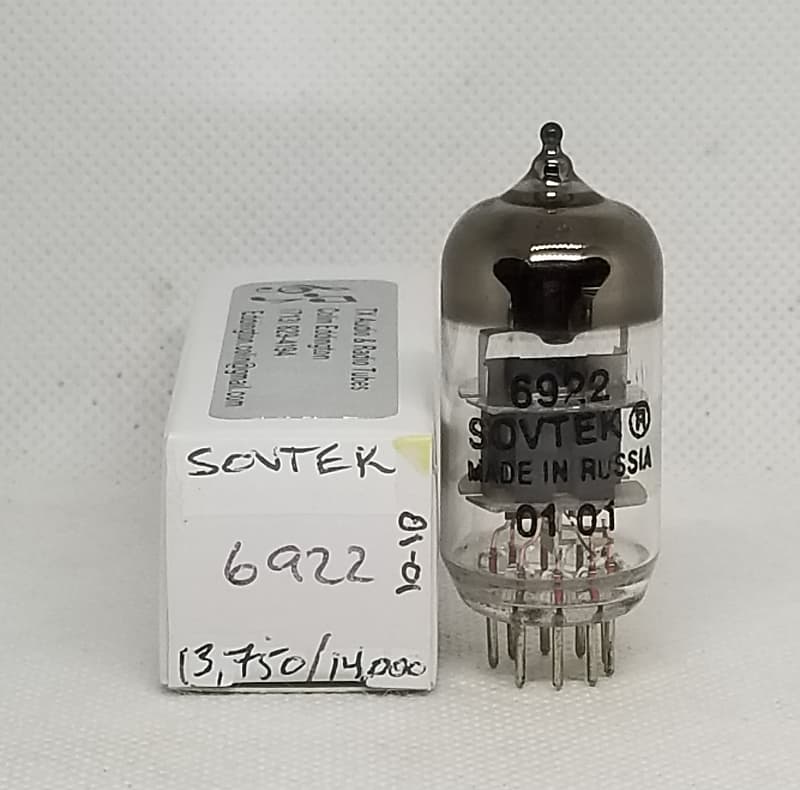 Sovtek 6922 Well Balanced (1.7) Single NOS 6DJ8 ECC88 E188CC Reverb